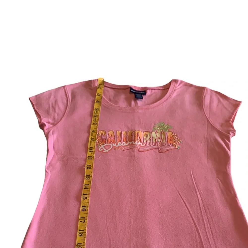 EUC Justice California Dreaming Tee • Girls Size Large (14)